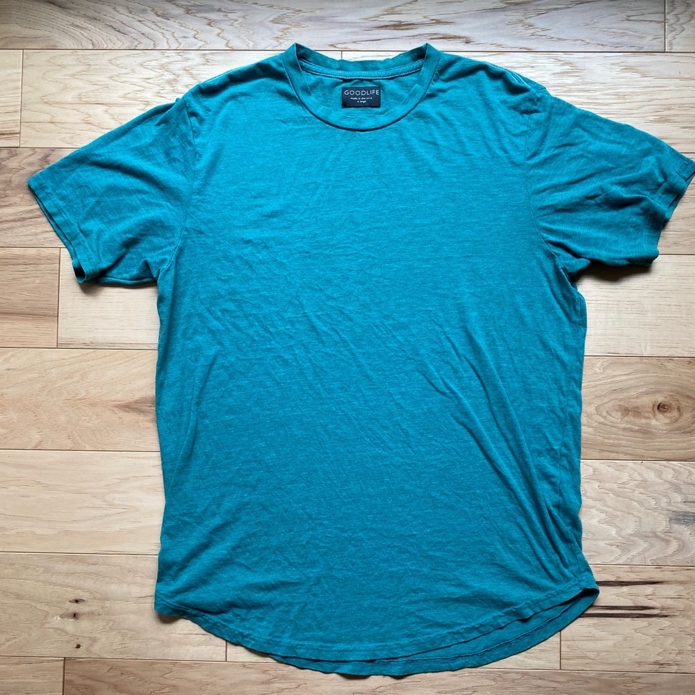 Goodlife Men's Short Sleeve Heather Teal Tee
